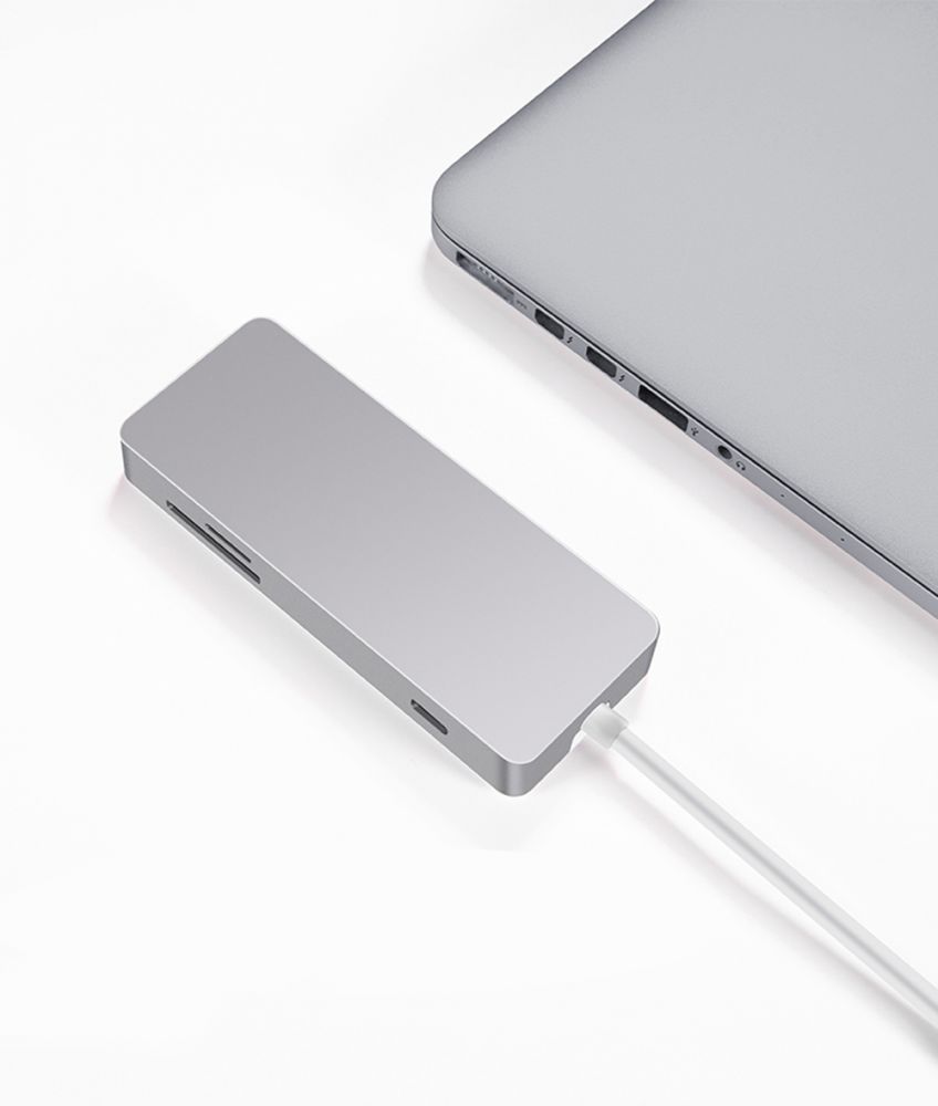 Adaptador USB-C para ETHERNET/HDMI /+ 2 Entradas USB /+1 Porta USB-C/ Portas SD & Cartão MicroSD leitor Imagem 3